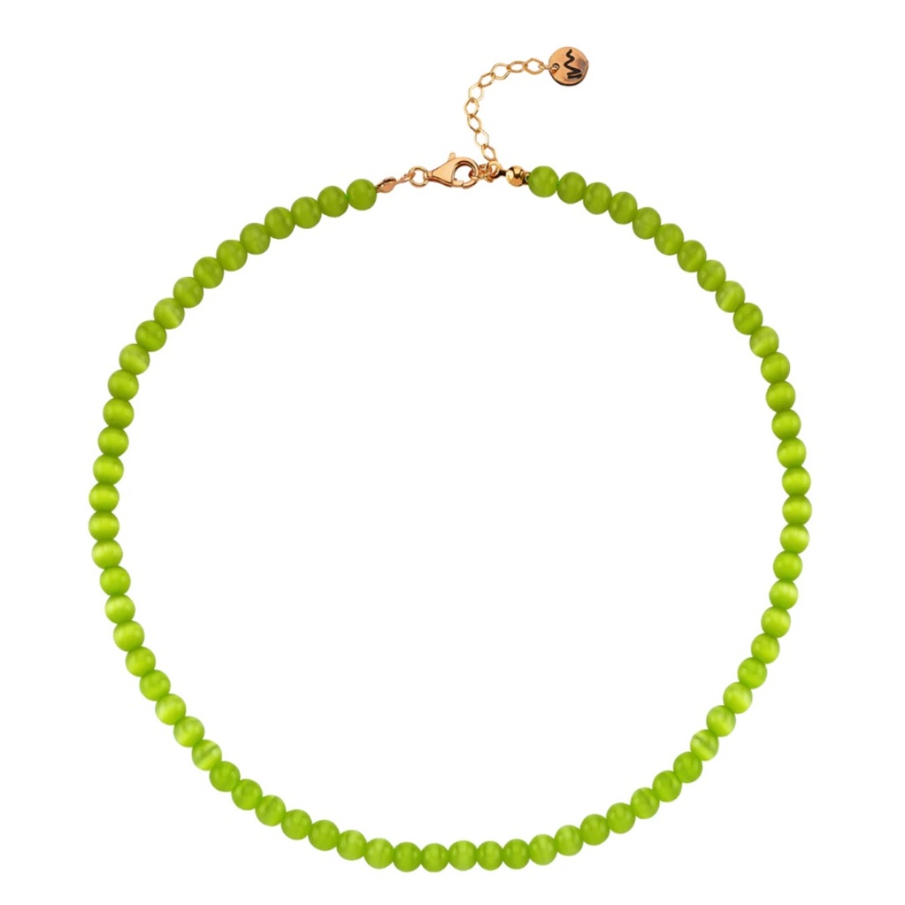 Maison Irem | Green Tiger's Eye Necklace